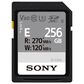 Sony 256GB E Series UHS-II SDXC Memory Card in Black, , large