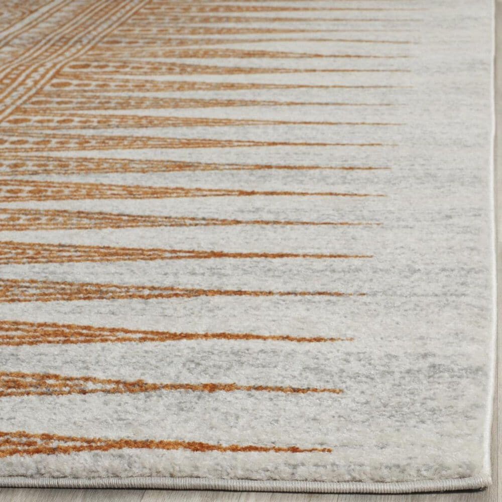 Safavieh Evoke EVK226S 2&#39;3&quot; x 11&#39; Ivory and Orange Runner, , large
