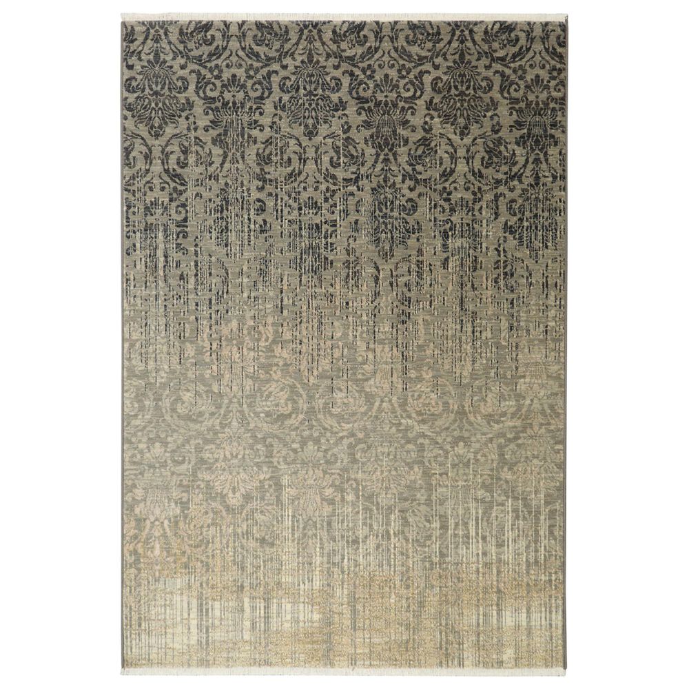 Karastan Titanium Tiberio 39400-16009 9'4" x 12'9" Gray Area Rug, , large