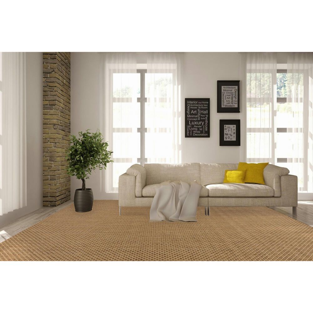 Nourison Courtyard Jute 9&#39; x 12&#39; Indoor/Outdoor Area Rug, , large