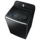 Samsung 4.6 cu. ft. Large Capacity Smart Top Load Washer with ActiveWave Agitator and Active WaterJet in Brushed Black, , large