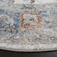 Safavieh Jasmine JSM343A 5"3" Round Ivory and Blue Area Rug, , large