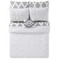 Pem America Pueblo Pleated 8-Piece King Bed in a Bag in White, , large