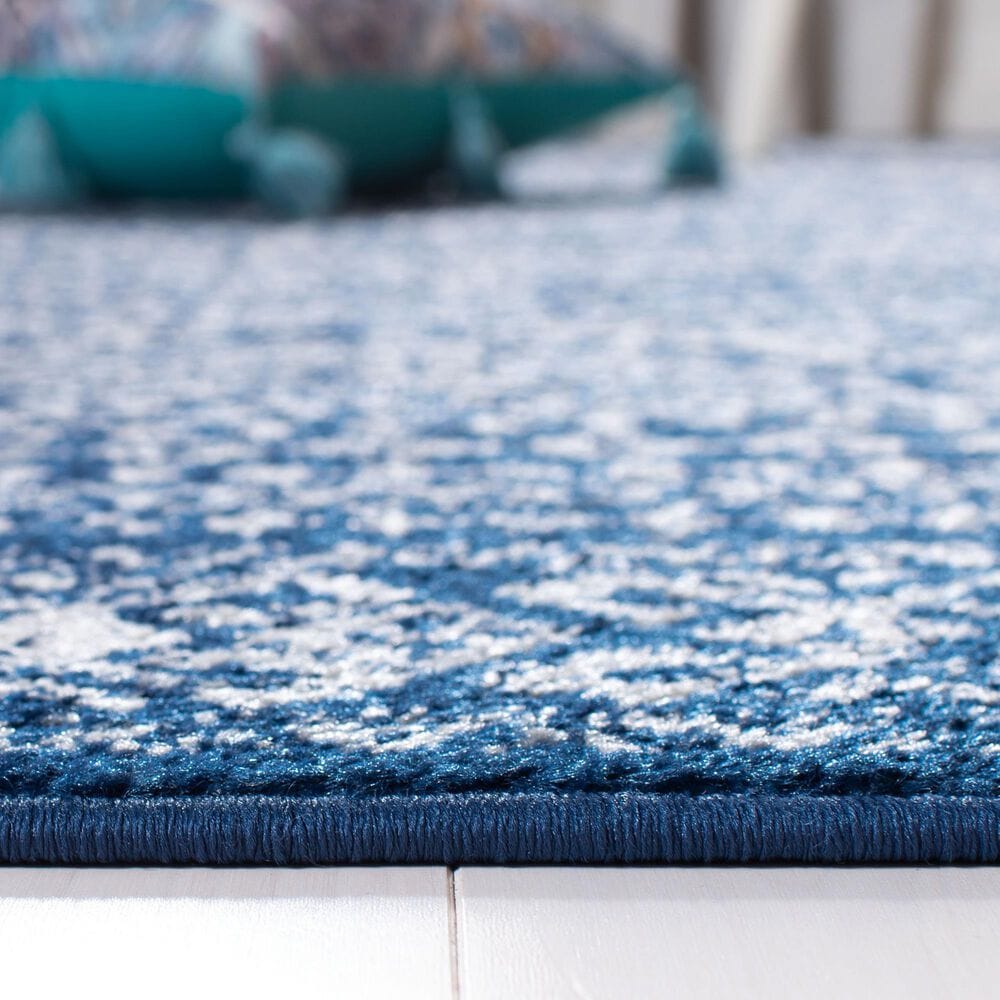 Safavieh Tulum TUL264N 8&#39; x 10&#39; Navy and Ivory Area Rug, , large