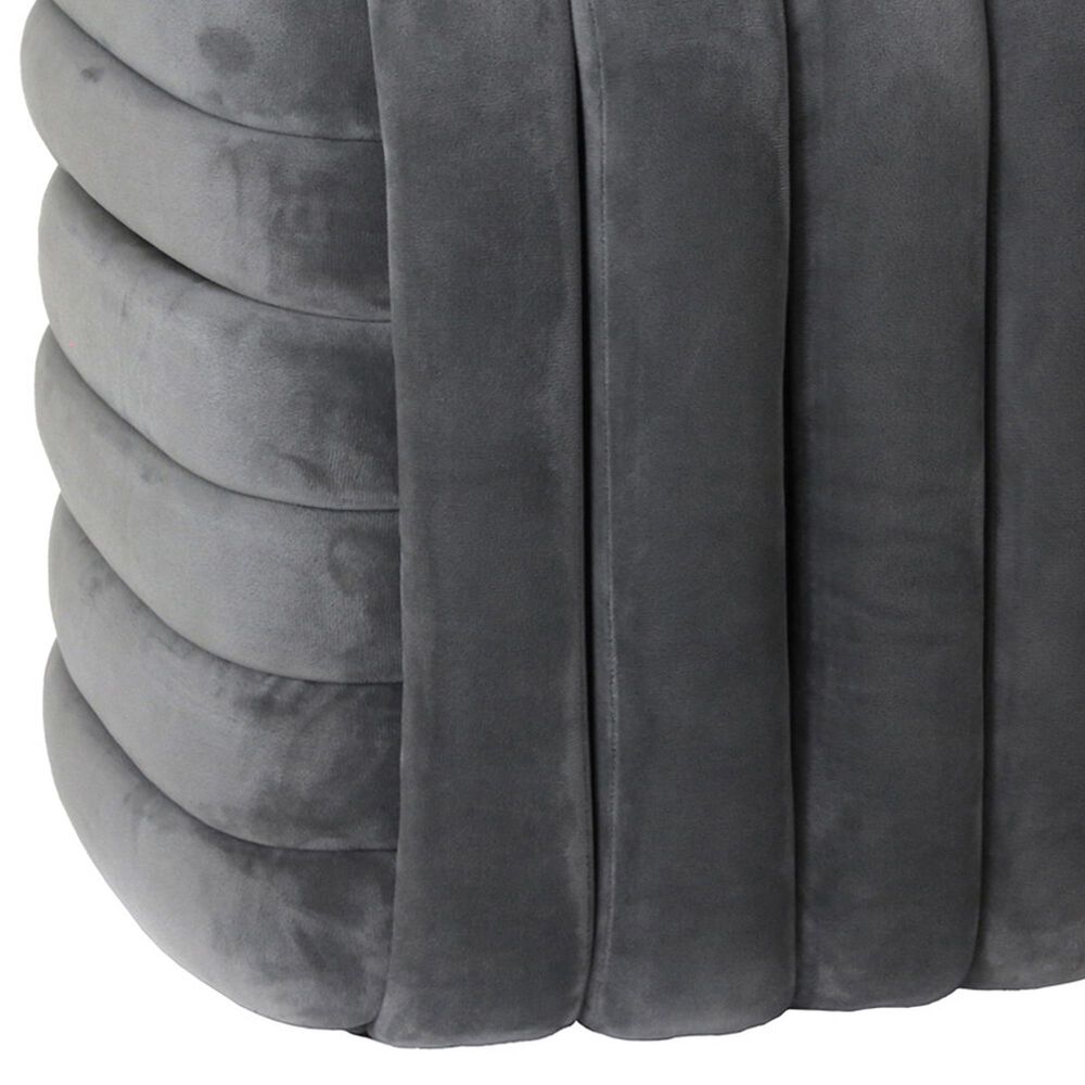 Sagebrook Home Machar 19&quot; Knot Stool in Grey, , large