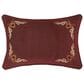 J. Queen New York Montecito 13" x 19" Lumbar Pillow in Dark Red, , large
