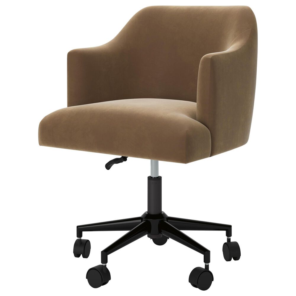 Ashley Austanny Home Office Desk Chair in Warm Brown, , large
