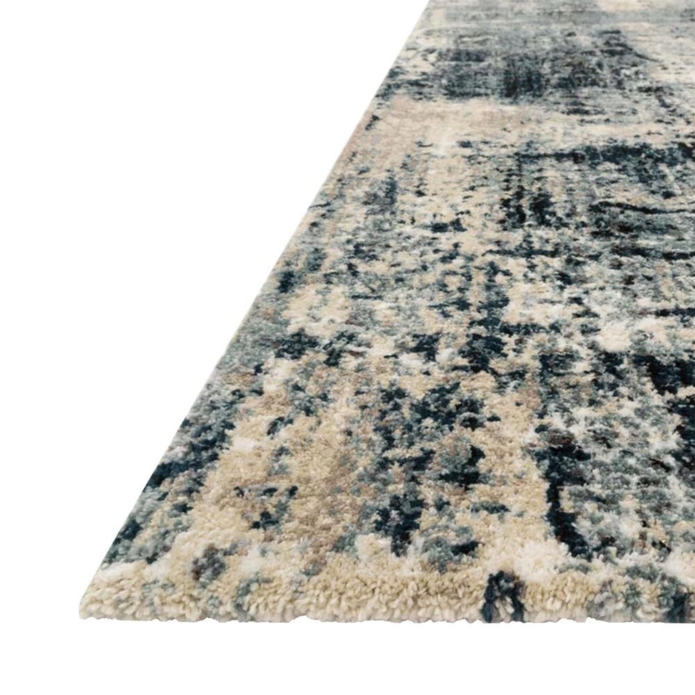 Loloi Augustus  5&#39;3&quot; x 7&#39;8&quot; Navy and Dove Area Rug, , large