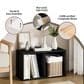 HOMLUX 2-Tier Open Shelf Bookcase in Blackwood, , large