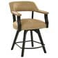 Steve Silver Rylie 24-inch Game Counter Captains Stool in Black, , large