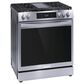 Frigidaire Gallery 30" Front Control Gas Range with Total Convection in Stainless Steel, , large