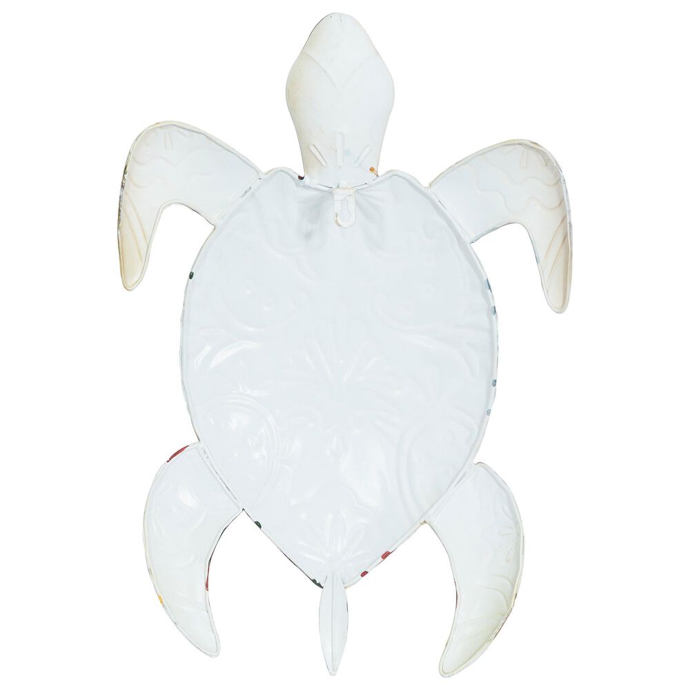 Maple and Jade 19&quot; x 13&quot; Turtle Outdoor Wall Decor in Multicolor, , large