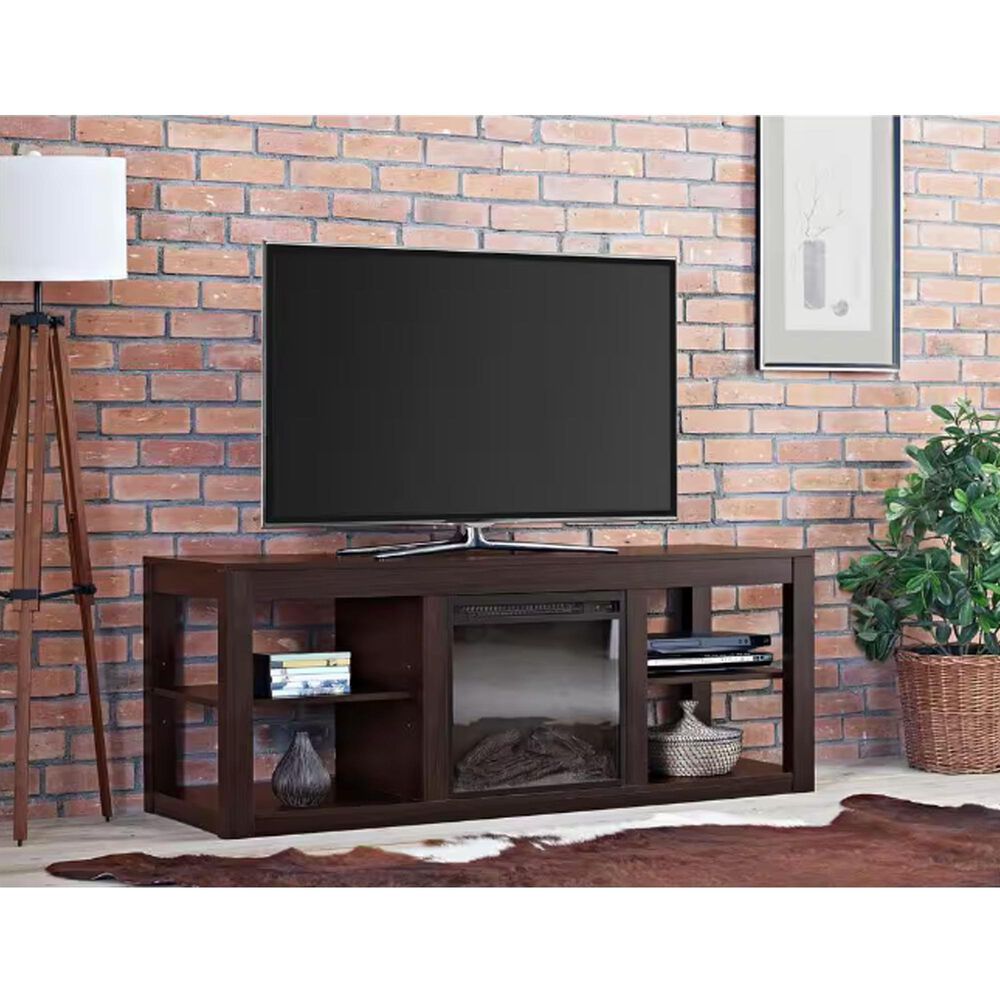 Ameriwood Home Parsons Electric Fireplace TV Stand, , large