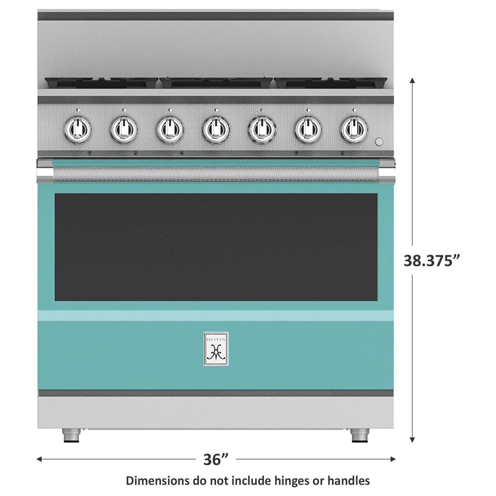 Hestan KRD Series 5.8 Cu. Ft. Slide-In Natural Gas Range with 5-Burner in Bora Bora, , large