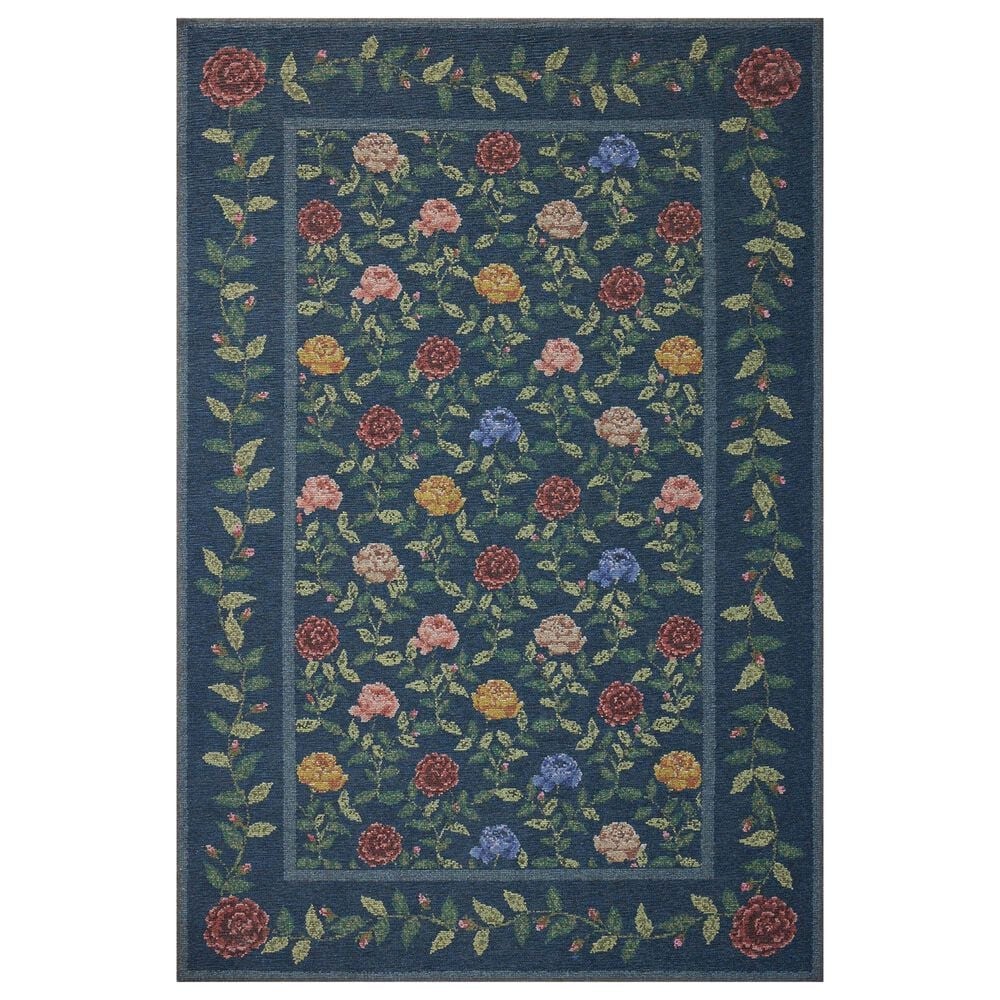 Loloi Wildwood Navy 6"3" x 9" Area Rug, , large