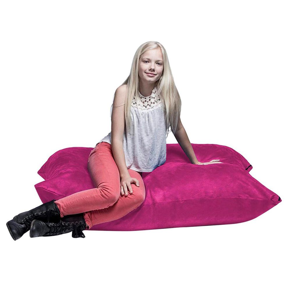 Jaxx 3.5&#39; Pillow Kids Bean Bag in Fuchsia, , large