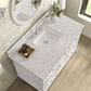 James Martin Vanities Lorelai 48" Single Vanity in Bright White with 3 cm Eternal Jasmine Pearl Quartz Top, , large