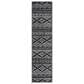 Safavieh Tulum TUL272 2" x 7" Black and Ivory Runner, , large