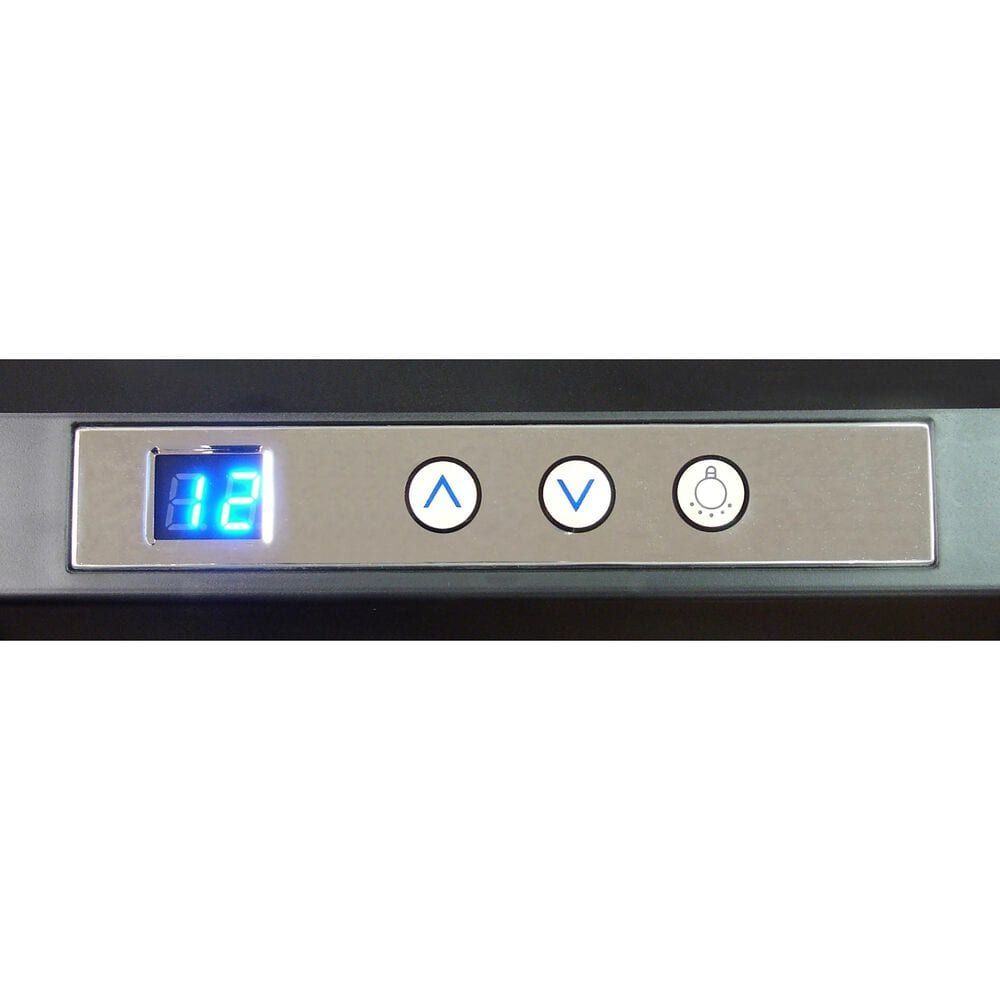 Vinotemp 12 Inch Wide 2 Bottle Capacity Free Standing Wine Cooler with Thermoelectric Technology in Black, , large