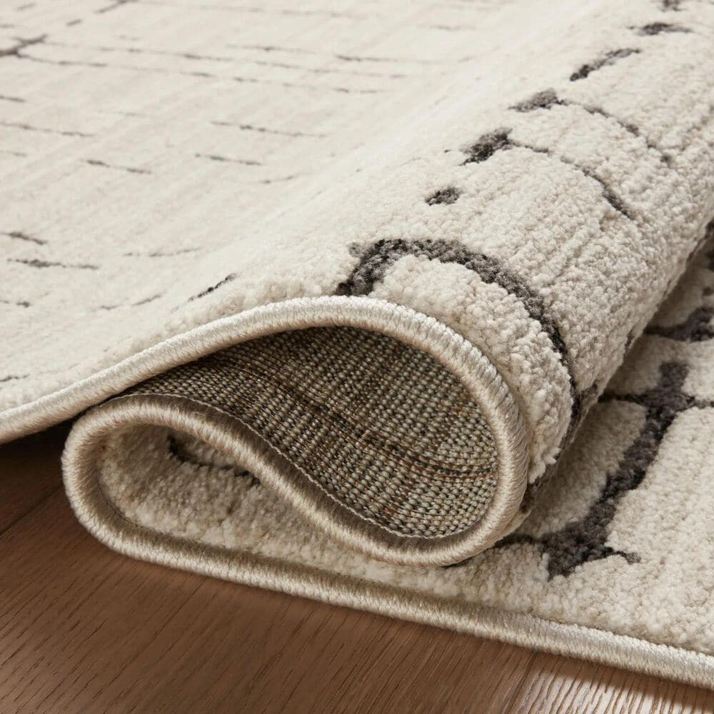 Loloi II Darby 9&#39;2&quot; x 13&#39; Sand and Dark Grey Area Rug, , large