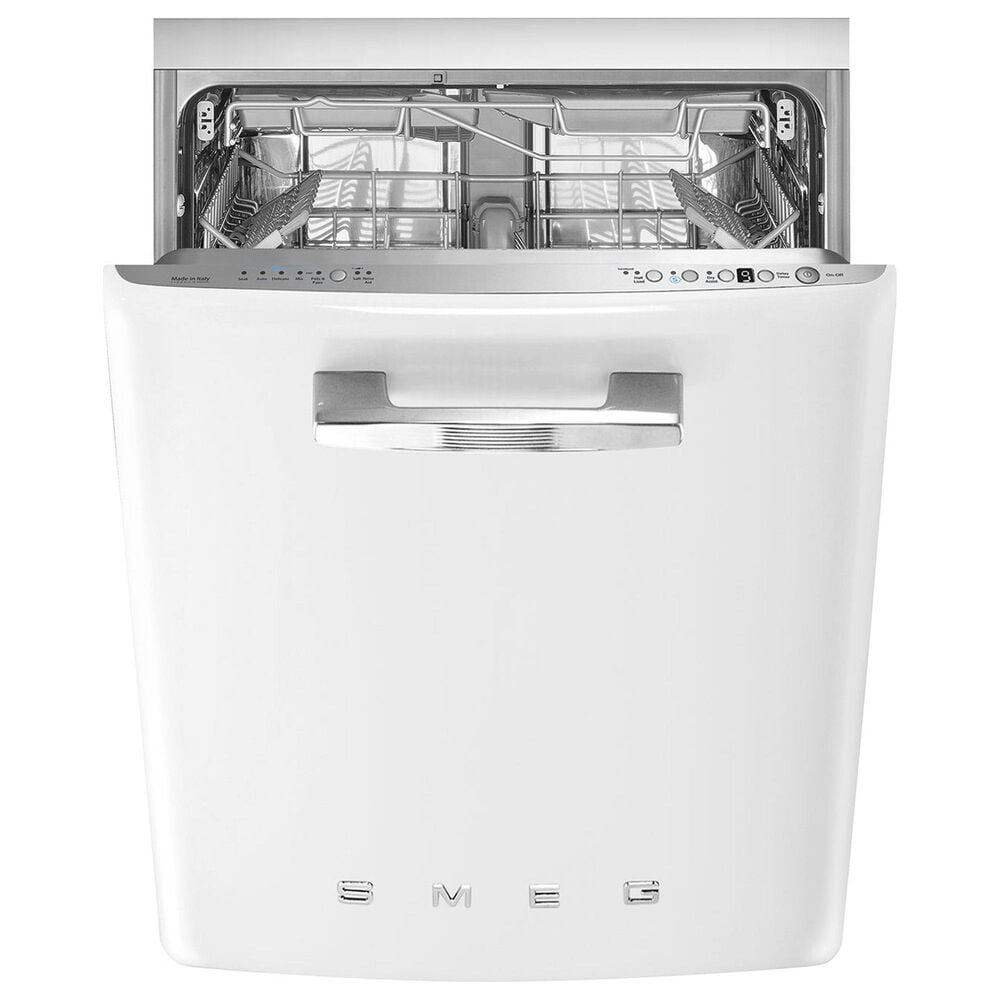 SMEG Retro-Style 24" Built-In Dishwasher in White, , large