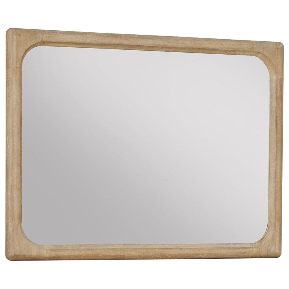 Simeon Collection Escape Dresser Mirror in Glazed Natural Oak, , large