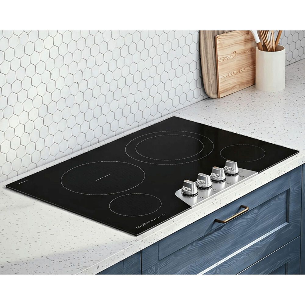 Frigidaire Gallery 30" Electric Cooktop with 4 Element in Stainless Steel and Black, , large