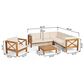 Noble House Brava 5-Piece Conversation Set in Beige, , large