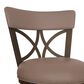 Delaware Dining Bradley 26" Swivel Barstool in Sun Bronze/Coffee, , large