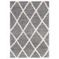 Safavieh Venus Shag VNS681J 9" x 12" Grey and Ivory Area Rug, , large