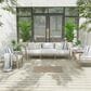 Nourison Courtyard Jute and Ivory 2" x 3" Indoor/Outdoor Area Rug, , large