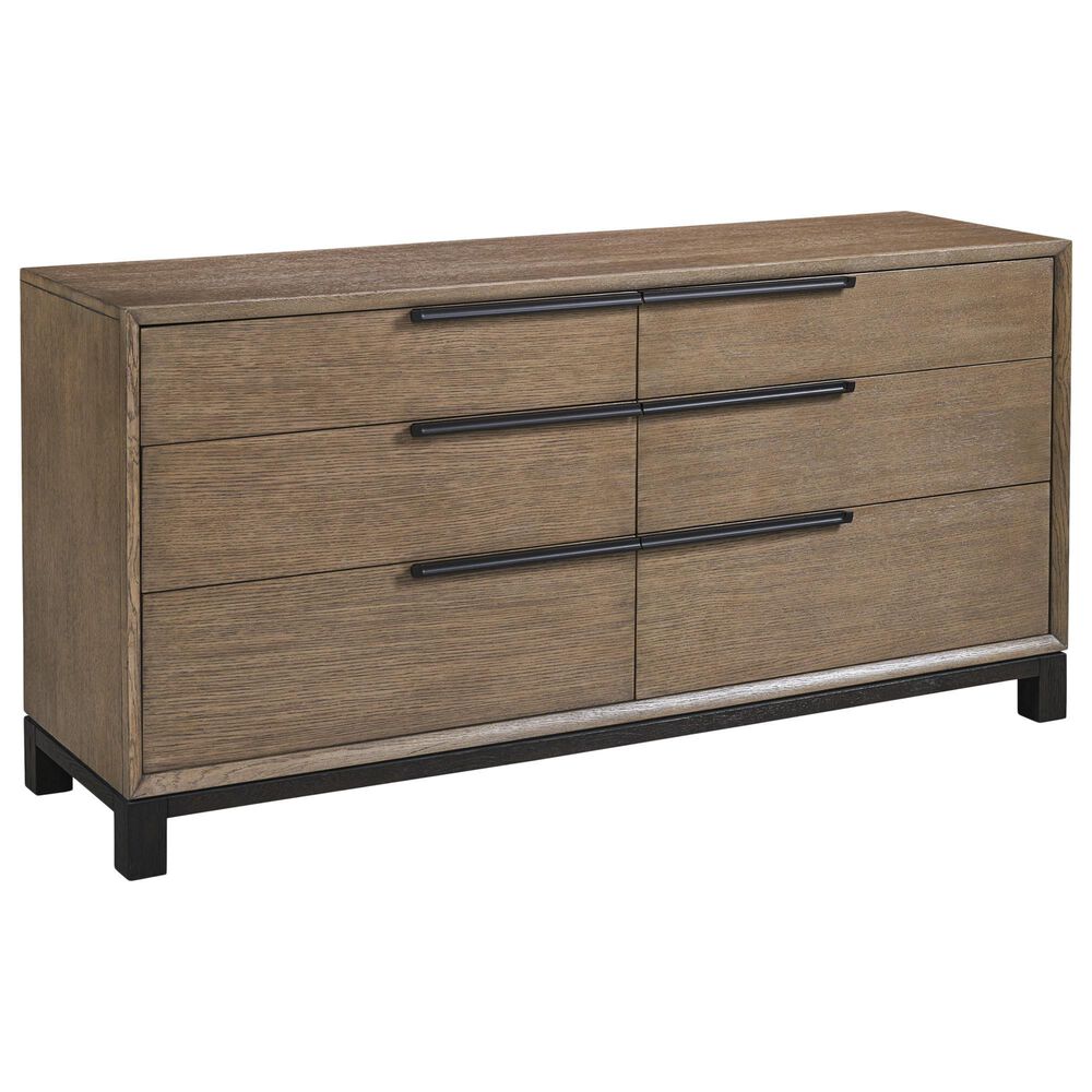 Lexington Furniture Zanzibar Algiers 6Drawer Dressers in Medium Taupe