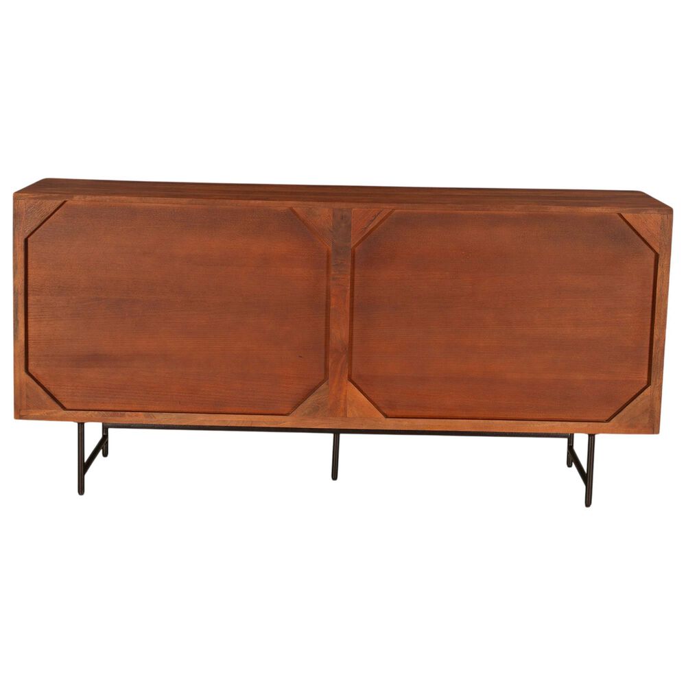 Home Trends &amp; Design Verbania 67" Sideboard in Pecan Brown, , large