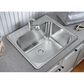 Blanco Essential 25" Laundry Sink - 1 Hole in Stainless Steel, , large