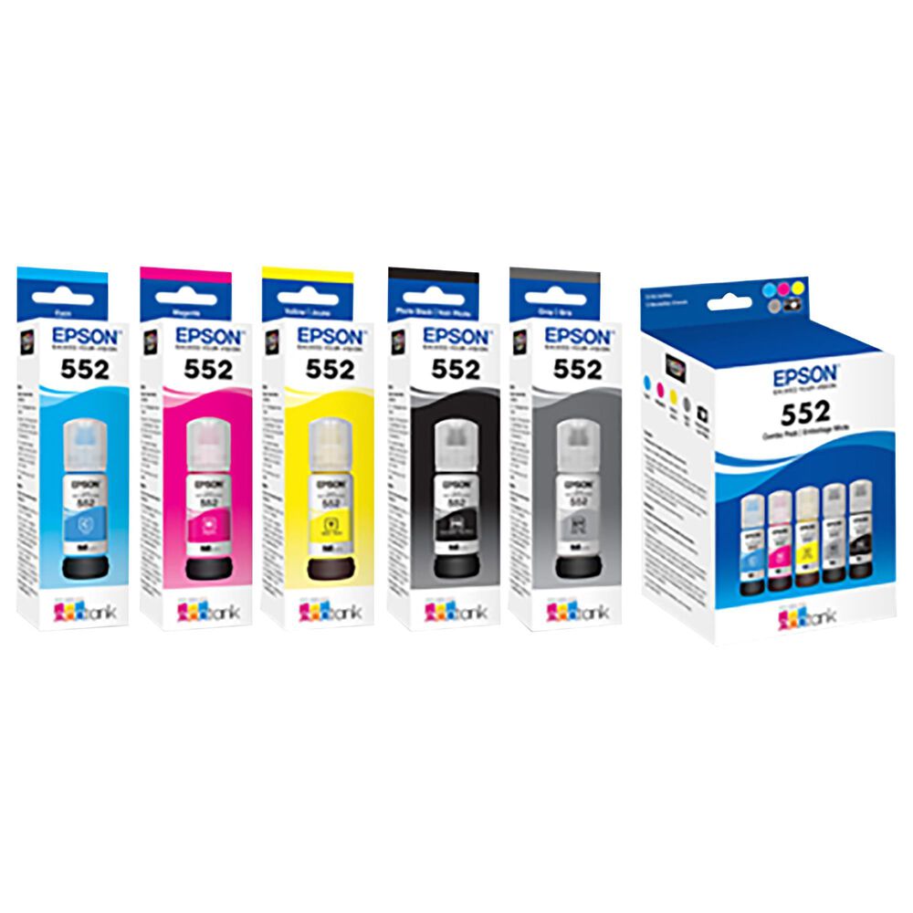 Epson Claria EcoTank Premium T552 70mL Dye Ink Bottle in Yellow, , large