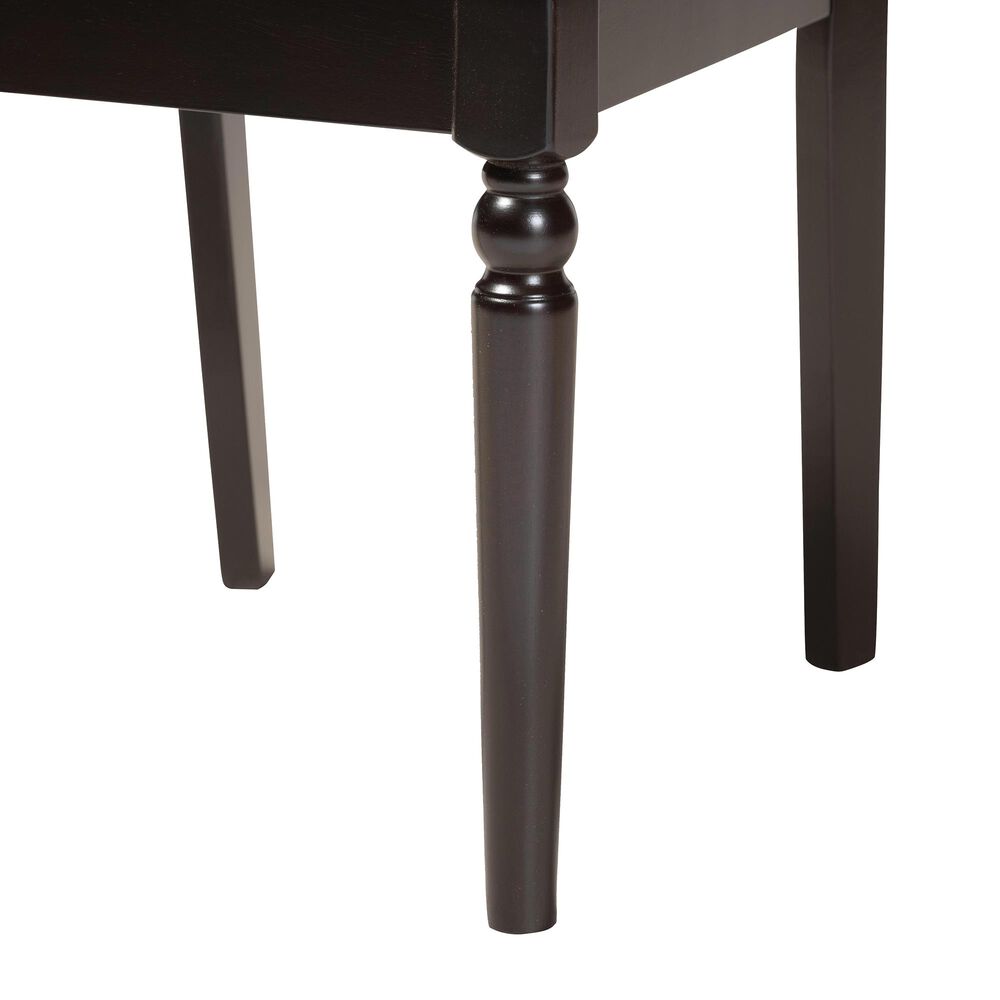 Baxton Studio Renaud Dining Chair in Grey/Dark Brown &#40;Set of 2&#41;, , large