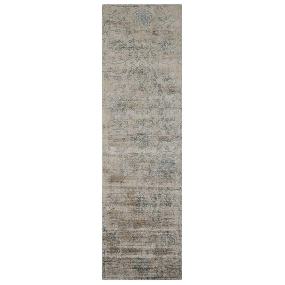 Nourison Desert Skies DSK06 2"3"" x 8" Teal Runner, , large