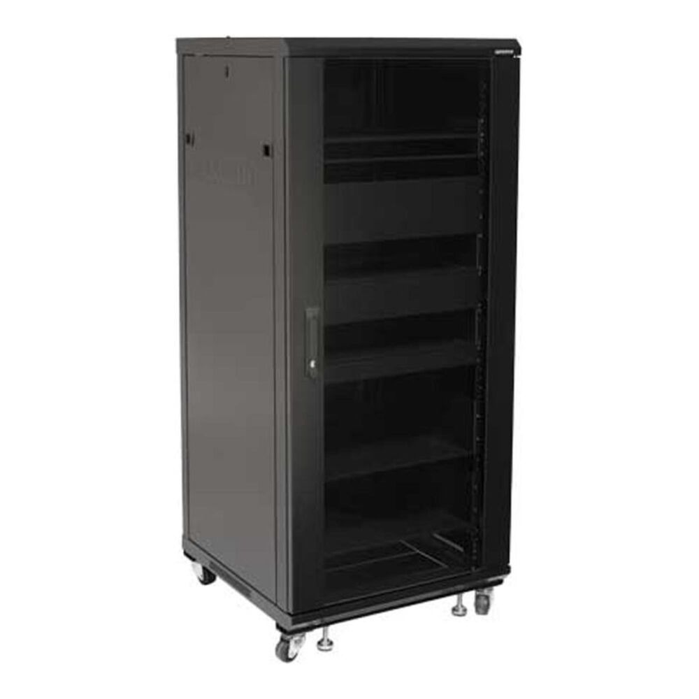 Sanus 55" Tall AV Rack 27U Component rack for home theater equipment, , large