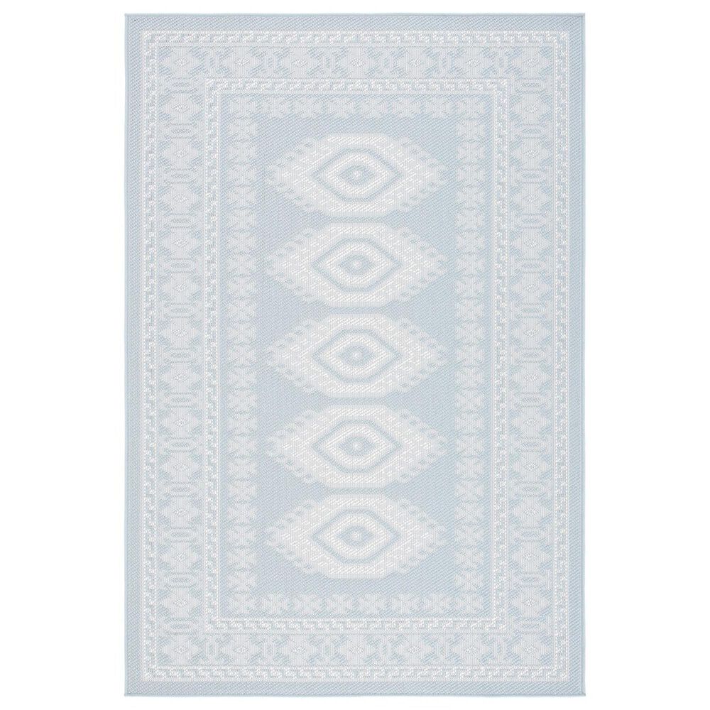 Safavieh Martha Stewart Cyprus 2"2" x 9" Aqua and Blue Ivory Runner, , large