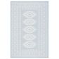 Safavieh Martha Stewart Cyprus 2"2" x 9" Aqua and Blue Ivory Runner, , large
