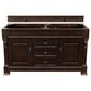 James Martin Vanities Brookfield 60" Double Bathroom Vanity in Burnished Mahogany with 3 cm Lime Delight Quartz Top and Rectangular Sinks, , large