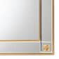 Baxton Studio Iara Accent Wall Mirror in Antique Gold Leaf, , large