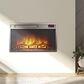 DHP 23" x 14" Electric Fireplace in Black, , large