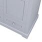 Lexora Home Dukes 48" Double Bathroom Vanity in Dark Grey with 2 cm White Quartz Top and Rectangular Sinks, , large