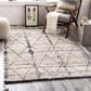 Surya Birch Black, Charcoal, Gray and Cream 12" x 15" Area Rug, , large