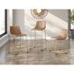 Ashley Ciabori 28.38" Faux Leather Barstool in Gold, , large
