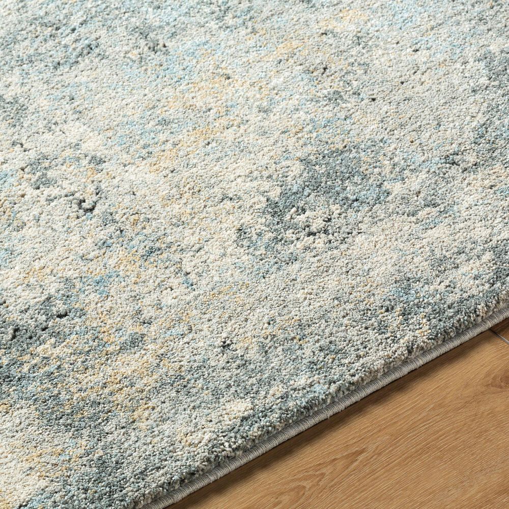Surya Avellino 5&#39;3&quot; x 7&#39; Gray, Light Beige, Deep Teal, Pale Blue, Tan, Denim and Light Olive Area Rug, , large