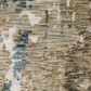 Oriental Weavers Echo Abstract Beige and Blue 6"7" x 9"6" Area Rug, , large