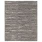 Feizy Navaro 9" Round Charcoal and Ivory Area Rug, , large