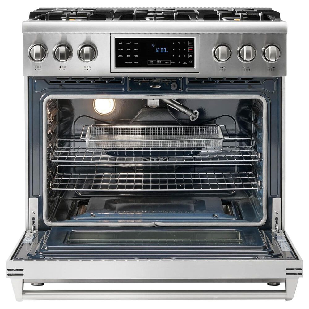 Thor Kitchen THOR 6.0 cu. Ft. Freestanding LP Gas Range with True Convection and Self Cleaning - Stainless Steel, , large